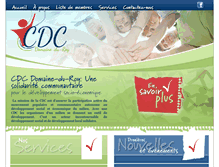 Tablet Screenshot of cdcdomaineduroy.com